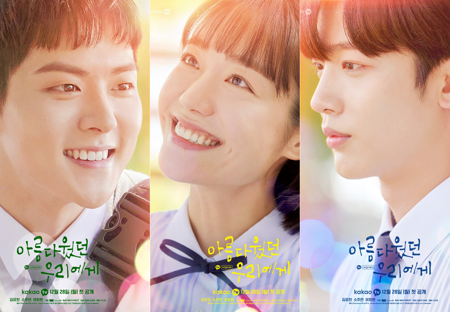 A Love So Beautiful - Character posters